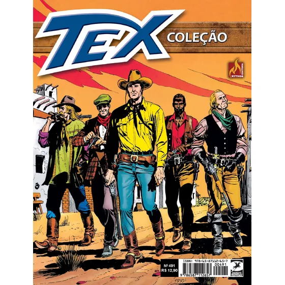Tex Coleção Nº 491: Os invencíveis, de Boselli, Mauro. Tex Coleção (491), vol. 491. Editorial Edições Mythos Eireli,Sergio Bonelli Editore, capa mole em português, 2020