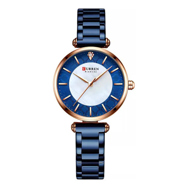 Reloj Dama Curren 9072 Elegante Femenino Casual Correa Acero