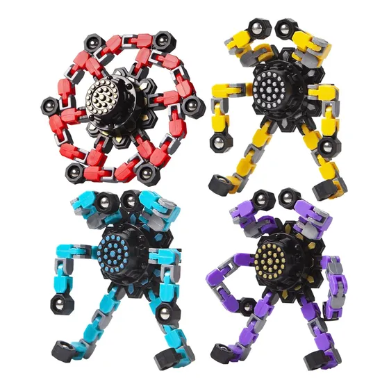 Spinner Juguete Robot Giratorio Sensorial Set 4 Unidades