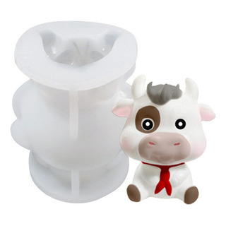 25-3 Molde De Silicona De Vaca Linda Diy Estereoscópico 25-3 Molde De Silicona De Vaca Linda Diy Estereoscópico