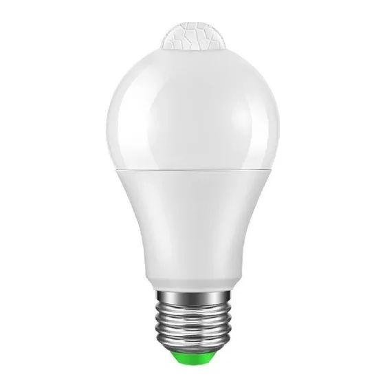 X2 Lampara Led 12w C/fotocelula De Noche Y Sensor Movimiento