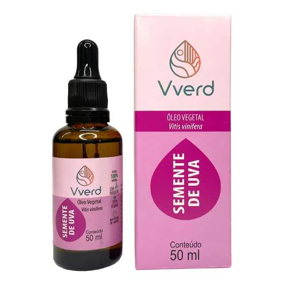 Óleo De Semente De Uva 100% Natural Cuidados Premium - 50ml