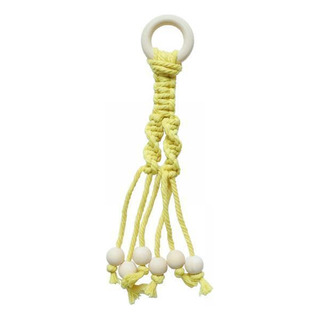 2 Gancho Tejido De Cuerda De Algodón, Práctico Amarillo 2 Gancho Tejido De Cuerda De Algodón, Práctico Amarillo