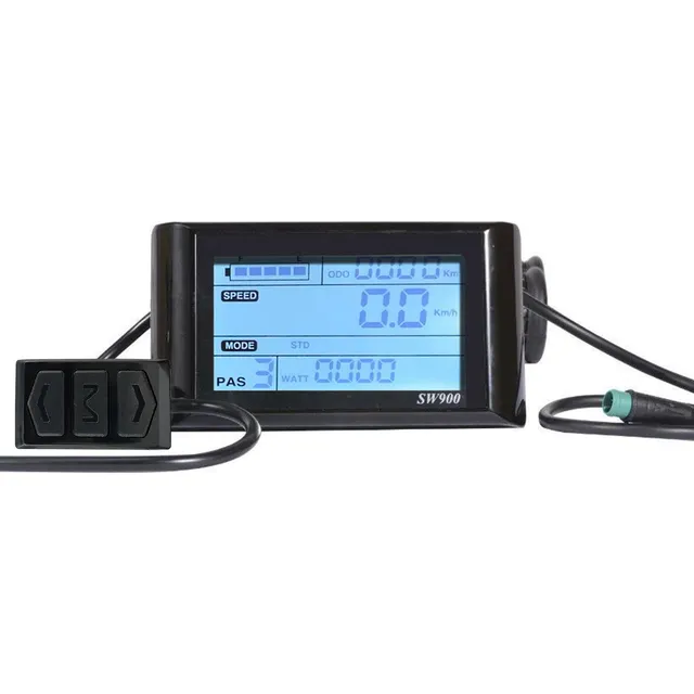 Panel De Pantalla Lcd Para Bicicleta Eléctrica Con Pantalla 