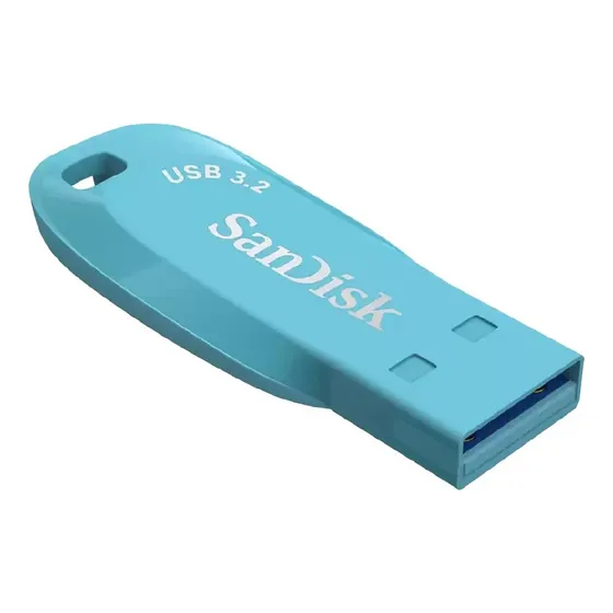 Unidade flash azul Sandisk Ultra Shift 64gb USB 3.2 Gen 1