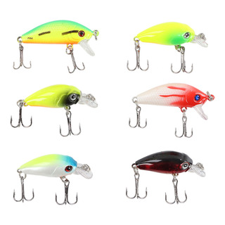 3d Bionic Cebo De Plástico Duro Para Peces Con Anzuelo 6pcs 3d Bionic Cebo De Plástico Duro Para Peces Con Anzuelo 6pcs