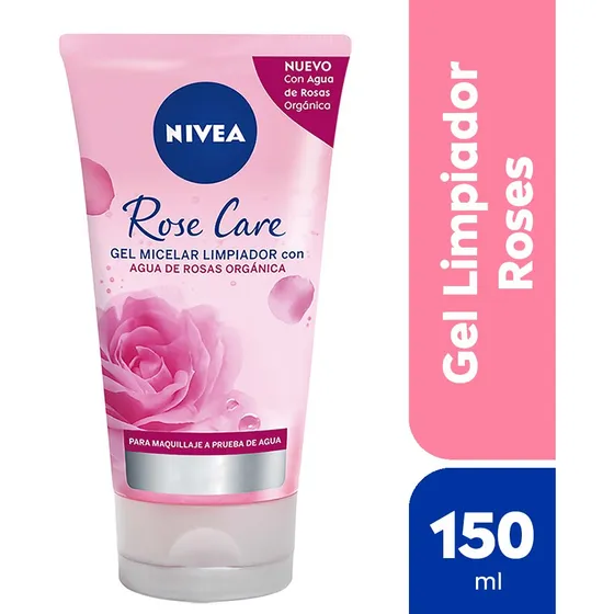 Gel Micelar Nivea Rose Care Con Agua De Rosas 150ml