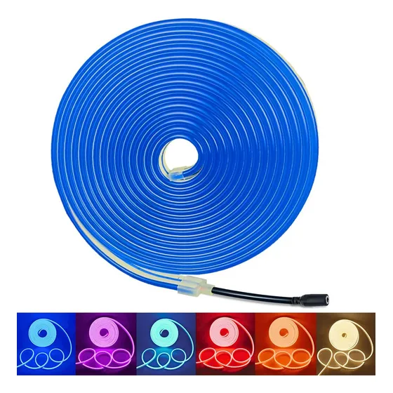Tira De Luce Luz Led Neon Flexible Impermeable Decoración 5m