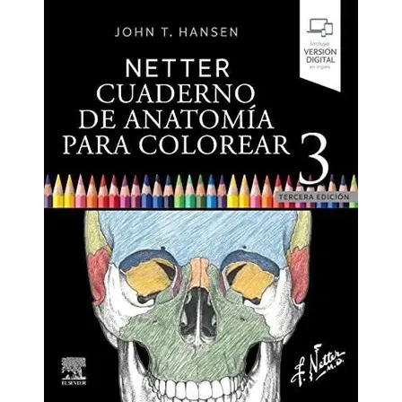 023 Netter Cuaderno De Anatomia Para Colorear 3a Edicion