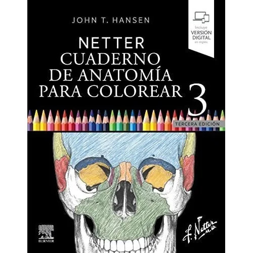 023 Netter Cuaderno De Anatomia Para Colorear 3a Edicion