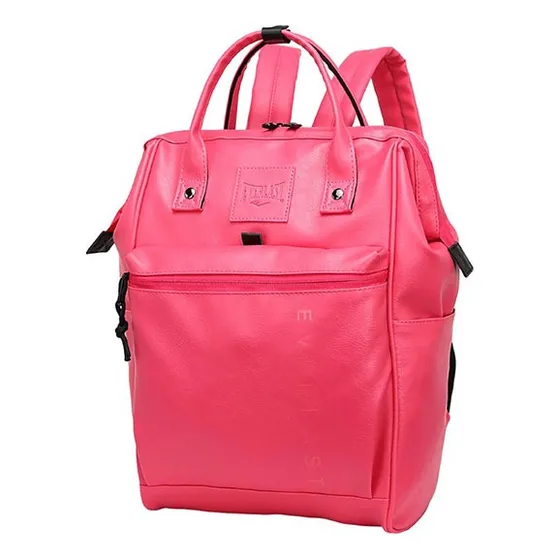 Mochila Cartera Everlast Cuero Pu Ecologico Urbana Elegante Color Fucsia Diseño de la tela Eco cuero