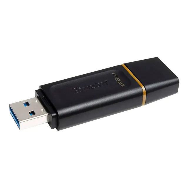 Memoria Usb Kingston Dt Exodia 128 Gb Dtx/128 3.2 Gen 1 Color Negro Liso