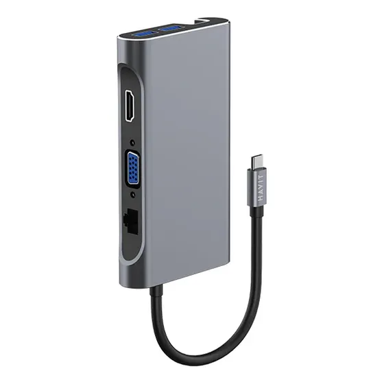 Adaptador Hub Usb-c Multipuerto 7 En 1 Havit Hb4001