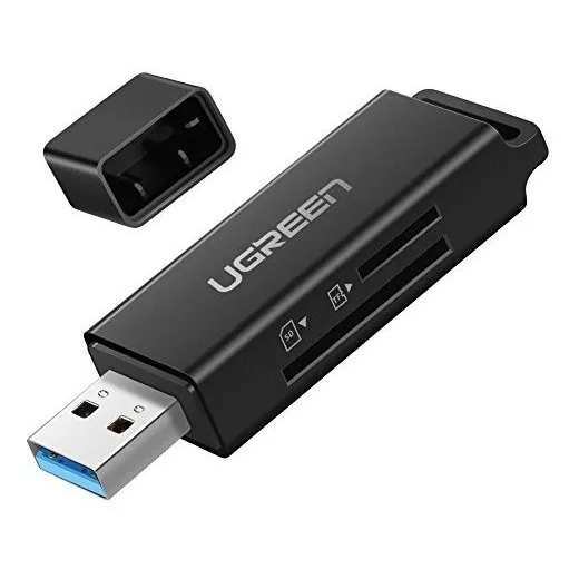 Lector Sd Portatil Usb 3.0 Dual Slot Flash Adaptador