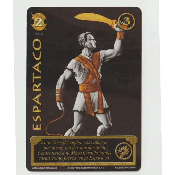 Carta Promo Secreta Espartaco Myl