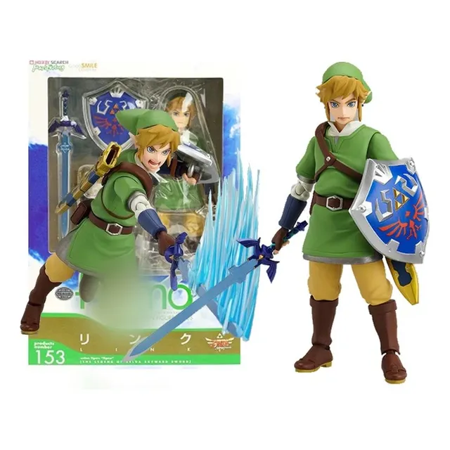 Figura Link Zelda Articulada Cambio Caras Bootleg 15cm