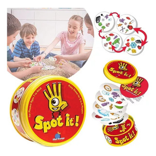 Spot It! Juego De Cartas Dobble Clásico De Mesa 55 Tarjetas Spot It! Juego De Cartas Dobble Clásico De Mesa 55 Tarjetas