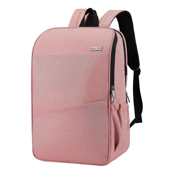 Mochila Para Laptop, Resistente Al Agua, Rosa, 46 Cm