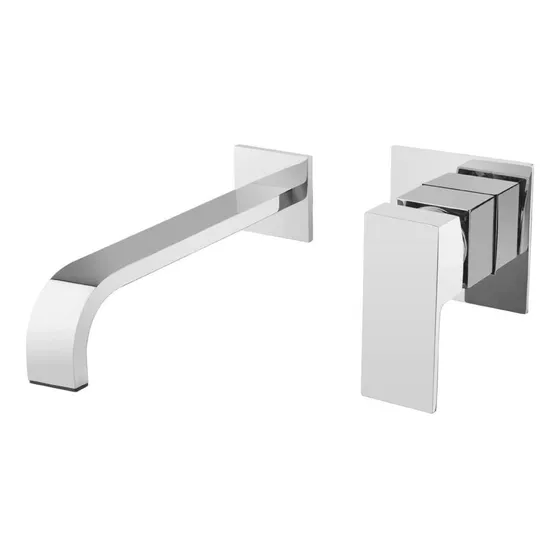 Grifo Lavabo Cascada Laton Macizo Una Sola Manija Montado