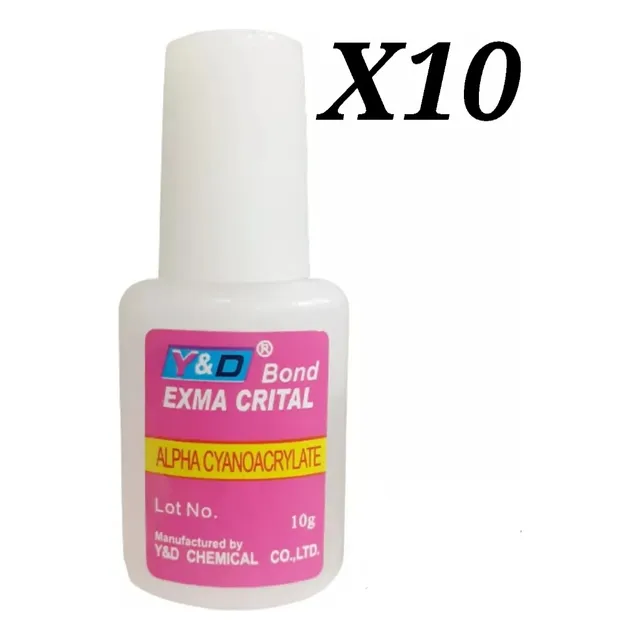 Pega De Uñas Con Brocha Y&d, Para Uñas Pedrería Y Decoración