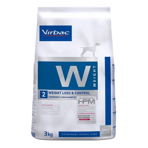 Virbac HPM Perros W2 Weight Loss & Control 3 Kg