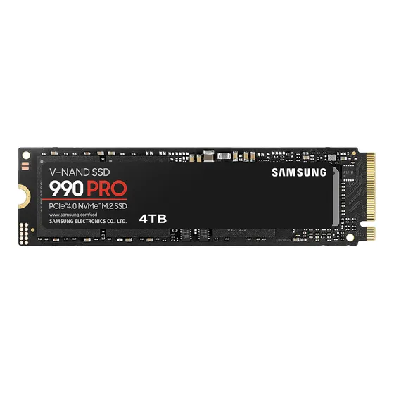 Ssd M2 Samsung 4tb 990 Pro Nvme Pcie Gen 4.0 X4 Mz-v9p4t0bw Cor Preto