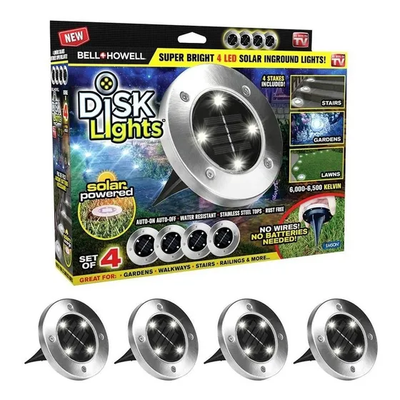 Disk Lights Bell Howell - Luces Para Jardín 