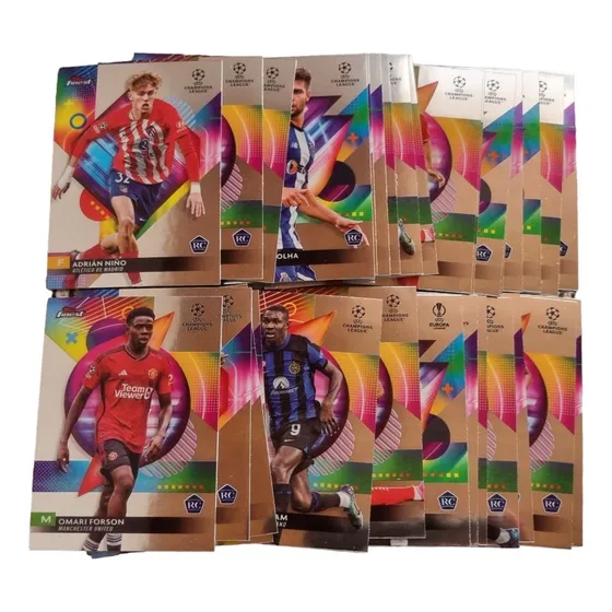 50 Tarjetas Topps Finest Champions League 2023-24 Fútbol