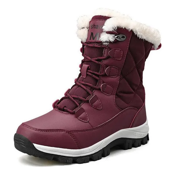 Botas De Mujer Cálidas, Nevadas E Impermeables En Invierno