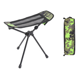 Reposapiés Portátil Reposapiés Taburete Camuflaje Verde Reposapiés Portátil Reposapiés Taburete Camuflaje Verde