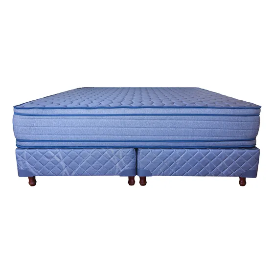 Sommier Y Colchón Queen Size Alta Densidad Firm Pro 160x200