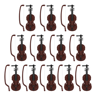 . 12 Juegos De Navidad Mini Violín Decoración Violín Adorno . 12 Juegos De Navidad Mini Violín Decoración Violín Adorno