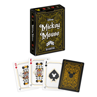 Baralho Mickey Mouse Disney Especial Preto E Dourado - Copag Baralho Mickey Mouse Disney Especial Preto E Dourado - Copag