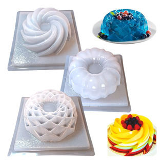 Kit Molde Rehilete, Panal Y Rosca Para Gelatina Kit Molde Rehilete, Panal Y Rosca Para Gelatina