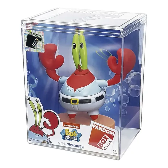 Fandom Box Boneco Siriguejo Bob Esponja Colecionavel Lider