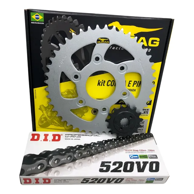Kit Relação Durag / Did V0 Bajaj Dominar 400 2022 2023 2024