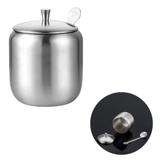 1 Salsero De 400 Ml De Acero Inoxidable Con Tapa Y Cuchara 1 Salsero De 400 Ml De Acero Inoxidable Con Tapa Y Cuchara