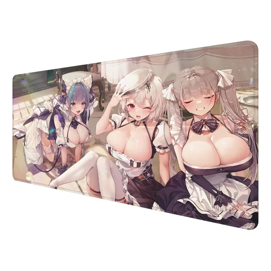 Alfombrilla Mouse Para Videojuego Linda Anime Computadora