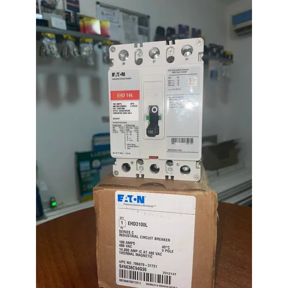 Breaker Trifásico General E 3x100 Amp Ted Eaton 3x125 3x150