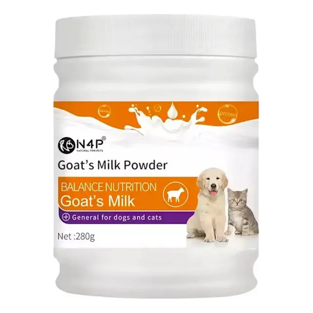 N4p Goat Milk 280gr Leche Cabra En Polvo P Cachorros/gatitos