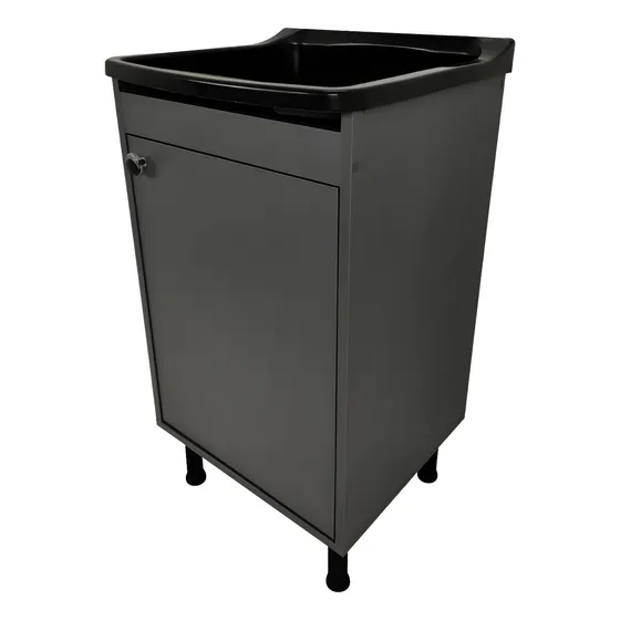 Gabinete De Lavanderia Em Mdf Com Tanque Astra 22 Litros