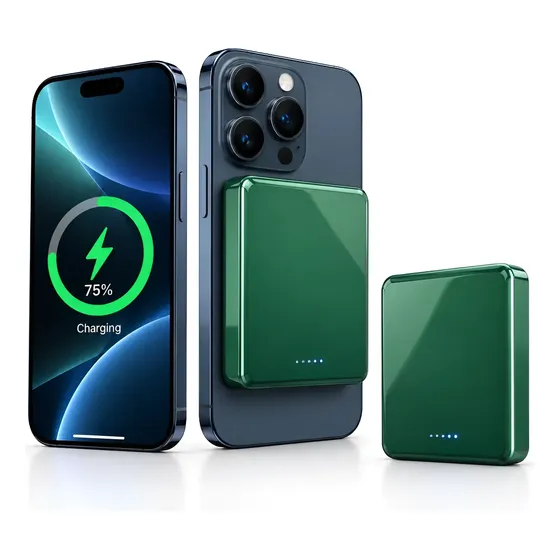 Power Bank Magnético 10.000mah Usb-c Para iPhone Ligero