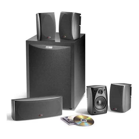 Hometheater Polkaudio Rm6750 5.1 Corneta Bajo