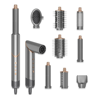 Set De Cepillos Para Secador De Pelo Dryship, 8 En 1, Iónico Set De Cepillos Para Secador De Pelo Dryship, 8 En 1, Iónico