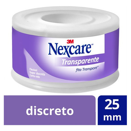 Esparadrapo Transpore 25mmx4.5m Nexcare Esparadrapo Transpore 25mmx4.5m Nexcare
