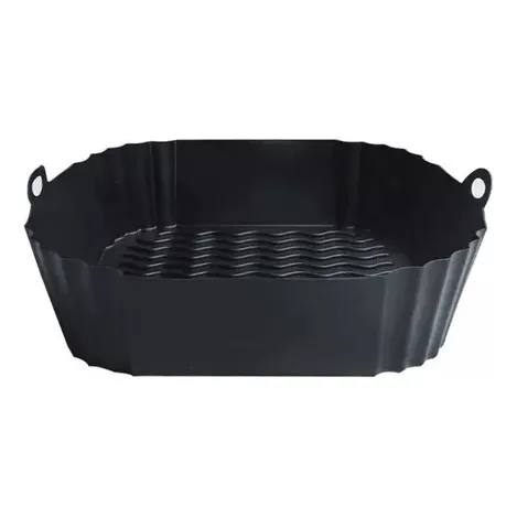 Molde (cuadrado) Bandeja Silicona Freidora Aire, Air Fryer