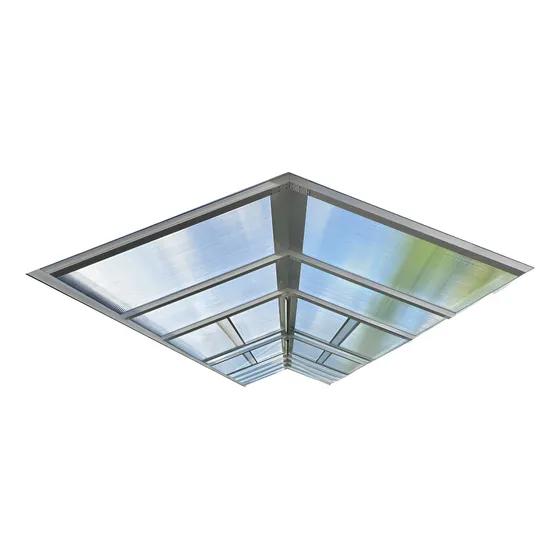 Techo Policarbonato Corredizo Fijo - Aluminio - Vidrio