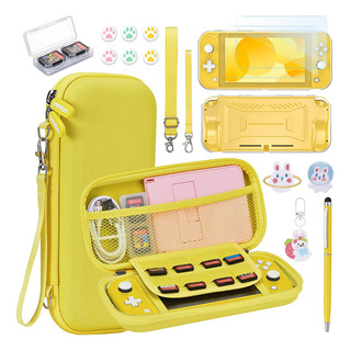 Kit De Accesorios Con Estuche Para Nintend Switch Lite Funda Kit De Accesorios Con Estuche Para Nintend Switch Lite Funda
