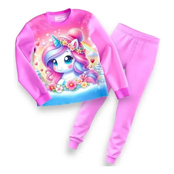 Pijama De Unicornio Para Niñas