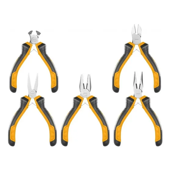 Set 5 Pinzas Mini Ingco - Ynter Industrial